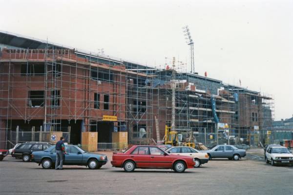 Exclusive Photos – Building work continues on the Main Stand Façade at Celtic Park