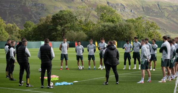 Celtic training in pictures as Paulo Bernardo gets involved, Marco Tilio and Mikey Johnston on grass