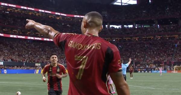 Watch the Giorgos Giakoumakis Atlanta United goal that puts ex Celtic star top of MLS scoring chart