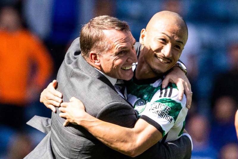 Celtic boss Brendan Rodgers praises Daizen Maeda’s work rate