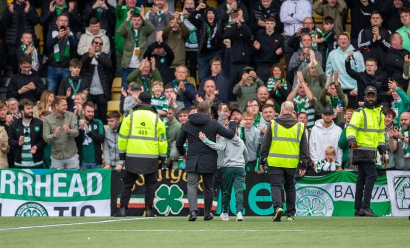 Video: Brendan Rodgers earns Green Brigade applause and appreciation