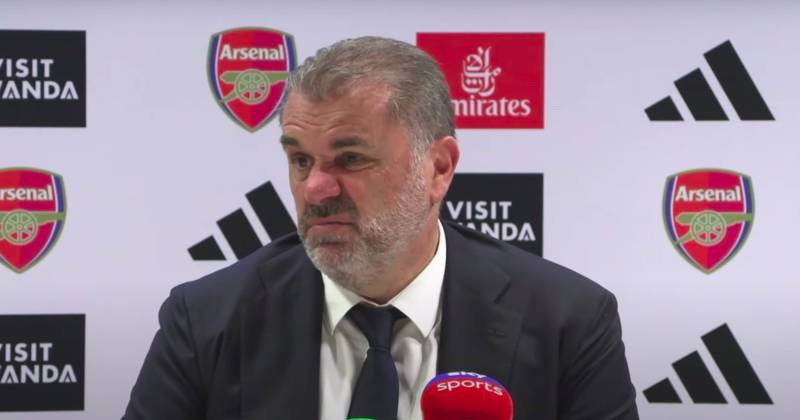 Ange Postecoglou returns to Celtic catchphrase as irked Tottenham boss only has one word for Arsenal penalty