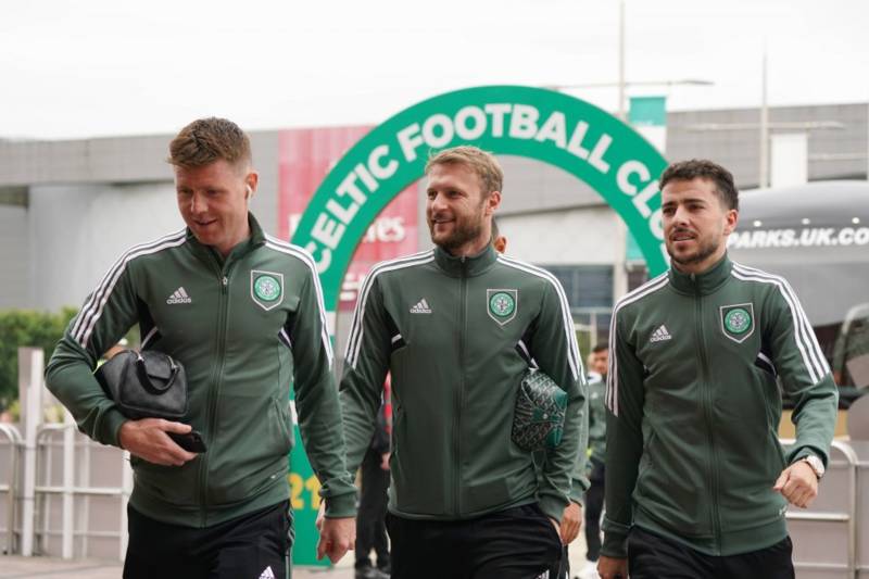 Behind the Scenes from Celtic’s team photo, noticeable absence