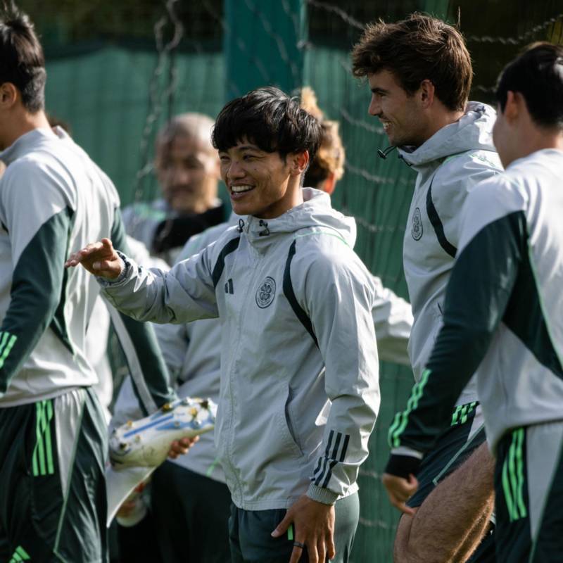 Training Gallery: Celtic v Lazio