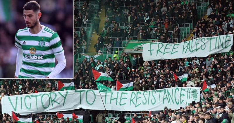 Ex-Celtic star blasts Bhoys fans for ‘Free Palestine’ banner at match – “Shame on you!”