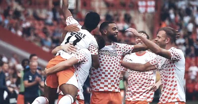 Watch ex Celtic kid Karamoko Dembele’s never-say-die attitude to thunder in first Blackpool goal