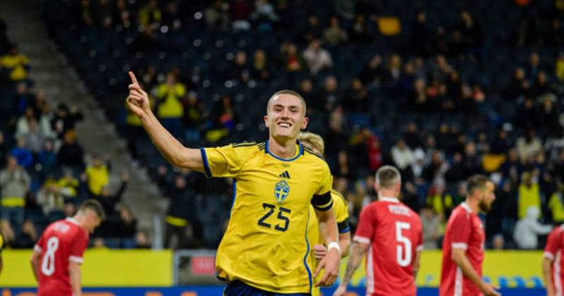 Celtic defender Gustaf Lagerbielke nets first goal for Sweden in Moldova win