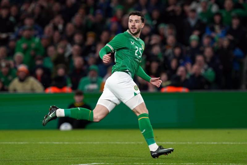 Video: Celtic winger Mikey Johnston scores bizarre goal for Ireland