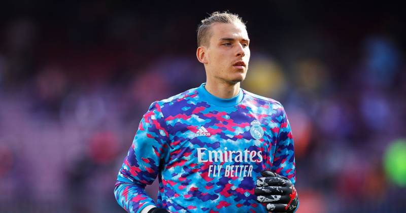 Andriy Lunin on Celtic shortlist as Real Madrid goalkeeper wants to venture for first-team football