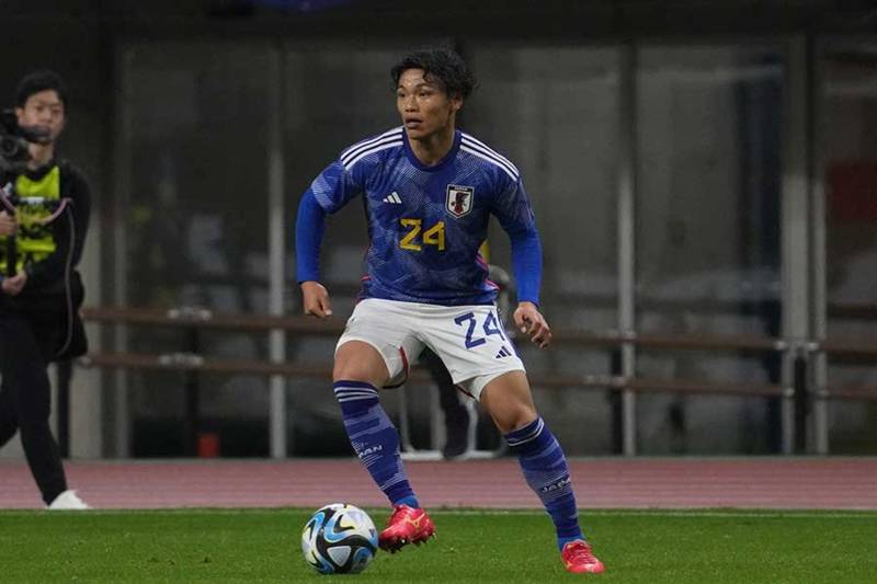 This is Yatao – Reo Hatate’s playing on left wing for Japan against Tunisia