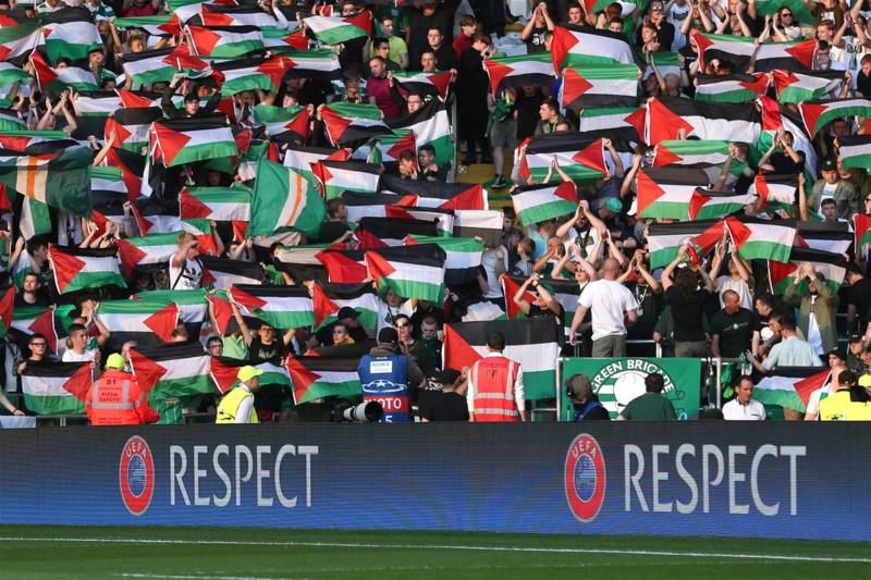 Fly the flag for Palestine- Green Brigade sends out call for Champions League tie