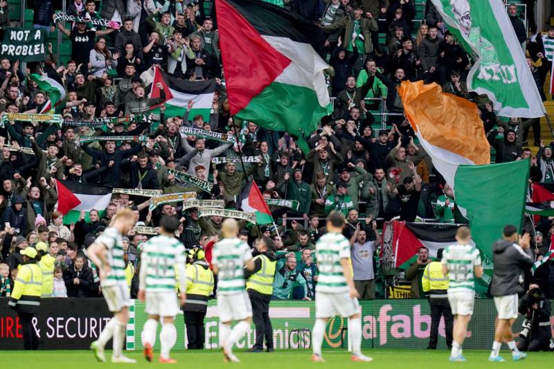 Green Brigade urge Celtic fans to join Palestine flag display