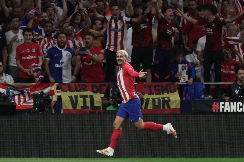 Atletico Madrid’s Griezmann fires Champions League warning to Celtic