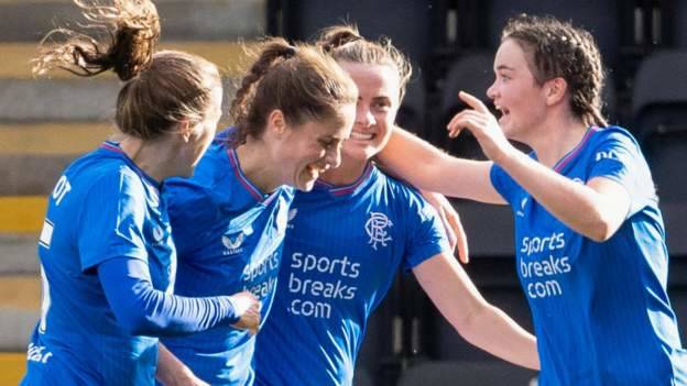 Rangers go top of SWPL after derby win over Celtic