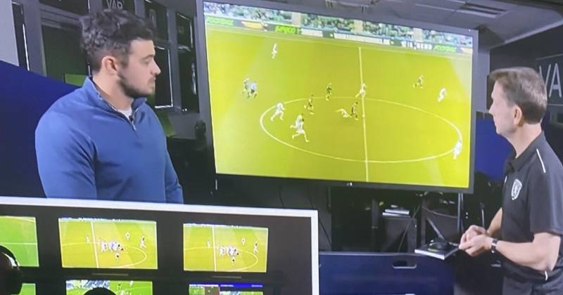 VAR audio reveals why Hibs vs Celtic red card was overturned as ‘keep it factual’ improvement sought from above