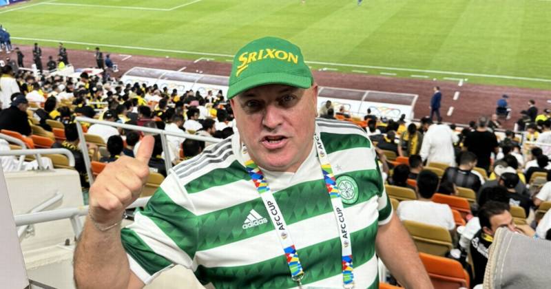 Celtic fan makes Jota pilgrimage to lend support on first Saudi appearance in two months