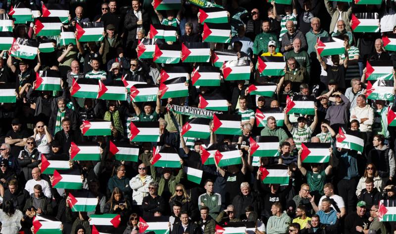 Celtic urge fans not to fly Palestinian flags at Parkhead