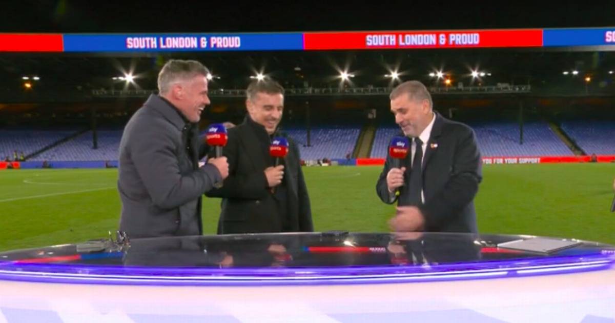 Ange Postecoglou Has Gary Neville In Stitches As Tottenham Boss ...