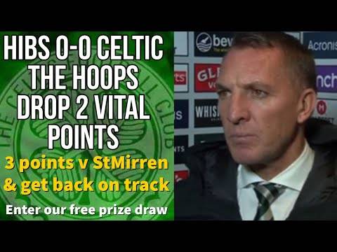 Celtic drop 2 points v Hibs but still unbeaten post match 0-0