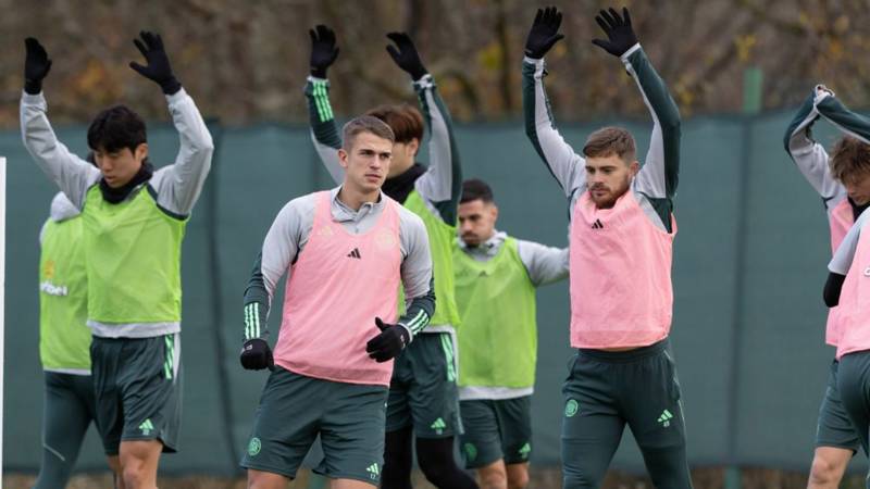 Training Gallery: Celtic v St Mirren