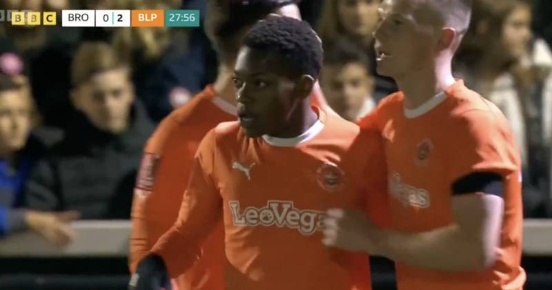 Karamoko Dembele scores Blackpool wondergoal as former Celtic wonderkid continues to blossom