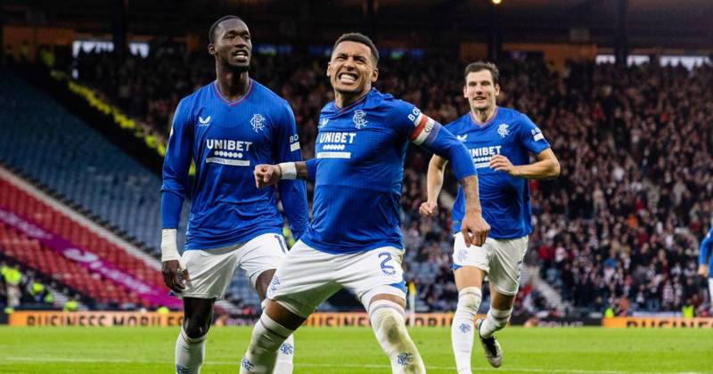 James Tavernier sees Rangers penalty confession spark gag fest as stewing Celtic punters erupt in Hotline fury