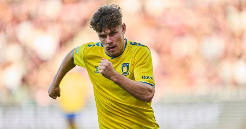 Mathias Kvistgaarden puts Celtic on transfer alert as striker considers Brondby exit