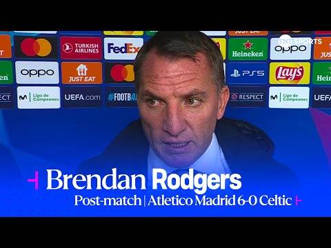 👀 Brendan Rodgers accuses VAR of being like a ‘computer game’ | Atlético Madrid 6-0 Celtic | #UCL