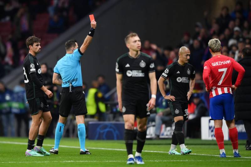 ‘I saw’: Diego Simeone shares his thoughts on Daizen Maeda’s red card for Celtic