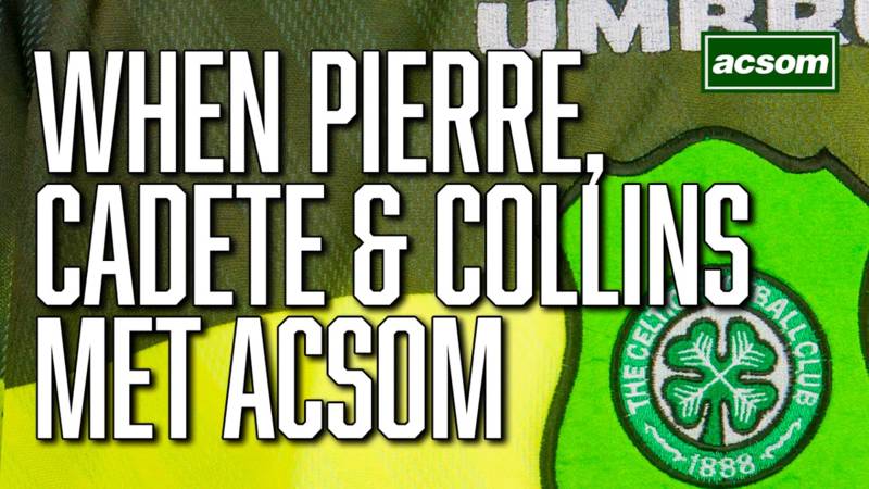 When PIERRE VAN HOOIJDONK, JORGE CADETE & JOHN COLLINS met A Celtic State of Mind in Glasgow!