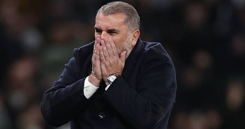 Ange Postecoglou Tottenham high line ridiculed again as sneering pundit writes off Celtic and Scottish football