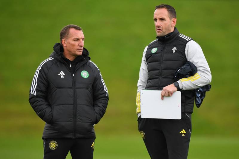 Exciting Celtic teenager spotted getting chance to impress Brendan Rodgers in Lennoxtown training