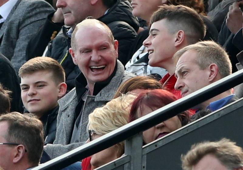 Paul Gascoigne makes ‘hilarious’ Ibrox return