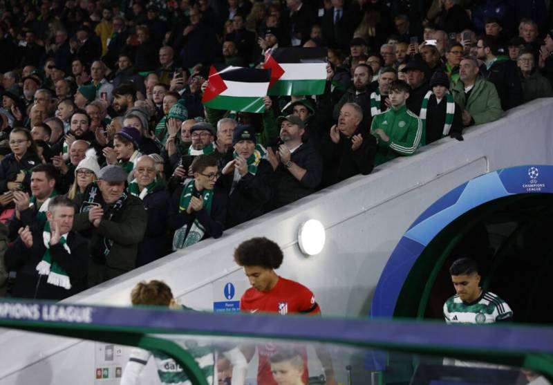 UEFA Silent on Many Celtic Fans Show of Solidarity