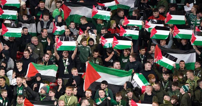 Celtic fined for fans’ Palestinian flags during Champions League game