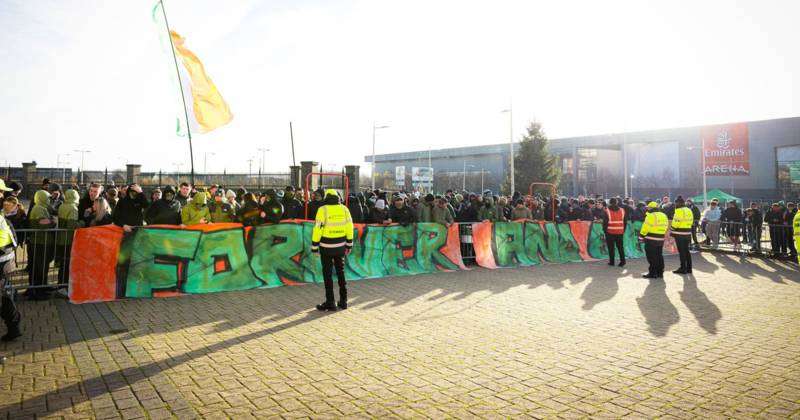 Green Brigade ‘day of action’ sees banned Celtic ultras welcome heroes to Parkhead for Motherwell clash