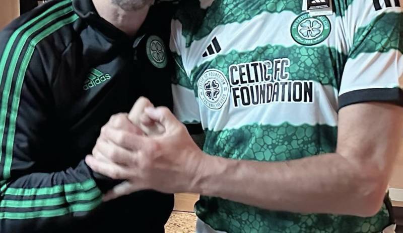 James Bond is Green and White; 007 Pictured With Celtic Shirt