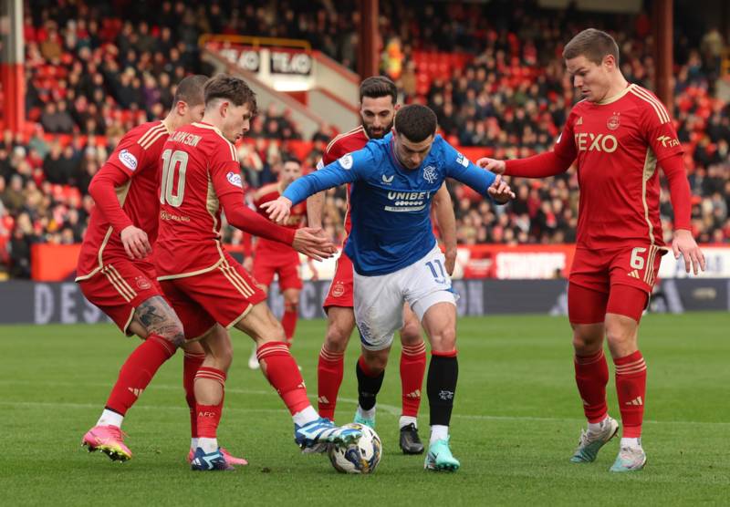 Rangers blow big chance vs Aberdeen as Celtic end weekend 8 points clear