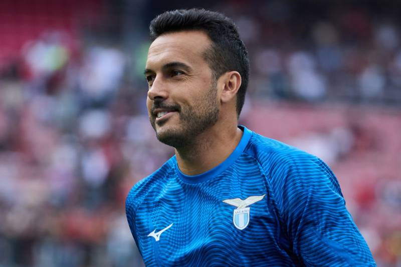 Lazio star Pedro makes it clear what he thinks of Celtic