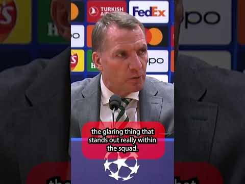 Brendan Rodgers admits Celtic NEED to add quality after European exit