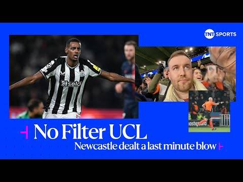 Controversial Ending in Paris 😬 Magpies’ UCL Dream Late Twist | No Filter UCL: PSG 1-1 Newcastle 🎥