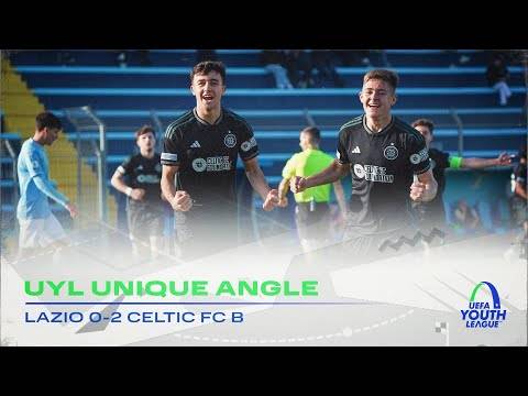 Unique Angle | UEFA Youth League Lazio 0-2 Celtic FC B | Kelly & Davidson on target!