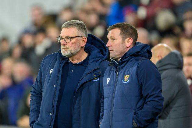 Celtic will be Craig Levein’s “hardest test” at St Johnstone so far