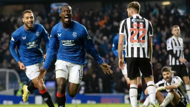 Sima nets twice as Rangers find way past St Mirren