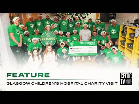 Celtic Squad brings Christmas Cheer to Kids through Annual Hospital Visit