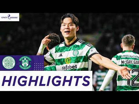 Celtic 4-1 Hibernian | Oh Hyeon-gyu Bags a Brace in Dominant Win | cinch Premiership