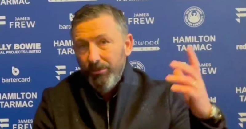 Derek McInnes calls out ‘generous’ Celtic ref decision as baffled Kilmarnock boss left to ask key VAR question