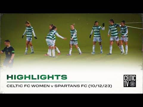 HIGHLIGHTS | Celtic FC Women 7-0 Spartans FC (10/12/23)