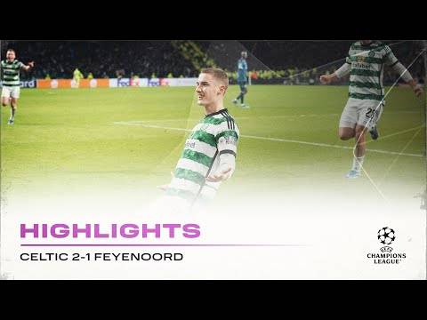 UCL Match Highlights | Celtic 2-1 Feyenoord | Celts end Group Stage with a Victory at Paradise!