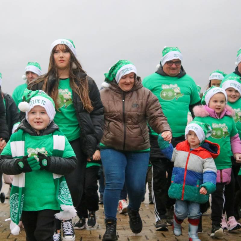 Celtic FC Foundation’s Santa Stroll raises £10K for the 2023 Christmas Appeal